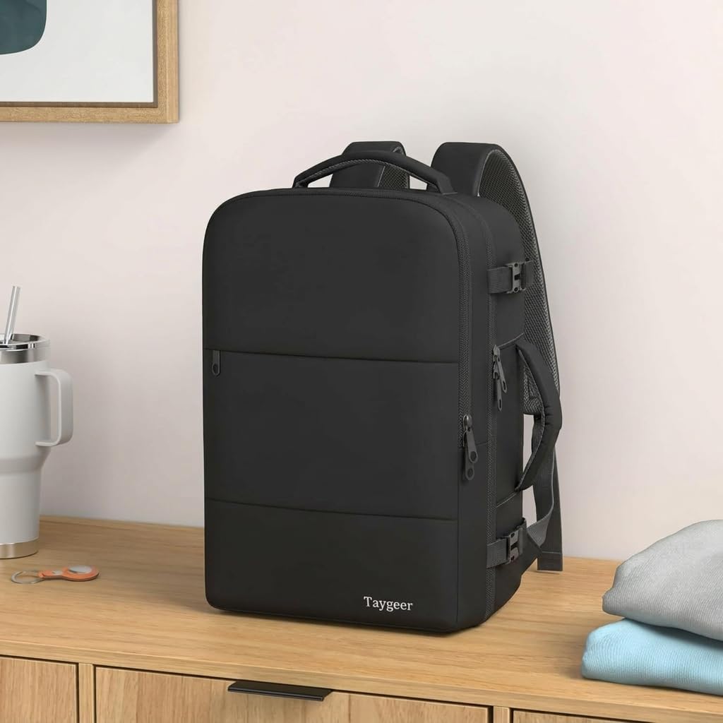 Taygeer Travel Laptop Backpack for Men, Airplane Approved Travel Backpack