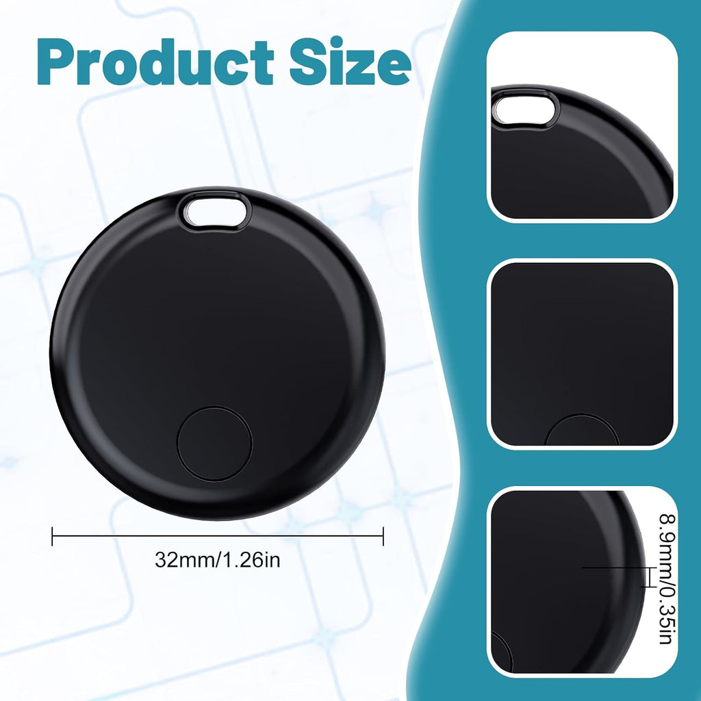 Mini GPS Tracker for Vehicles - 2 Year Battery Life, Real-Time Hidden Car Tracking Device, No Subscription/No Monthly Fee, No SIM Card Required, for Children, Pets, Dogs, Trucks (Android & iOS)