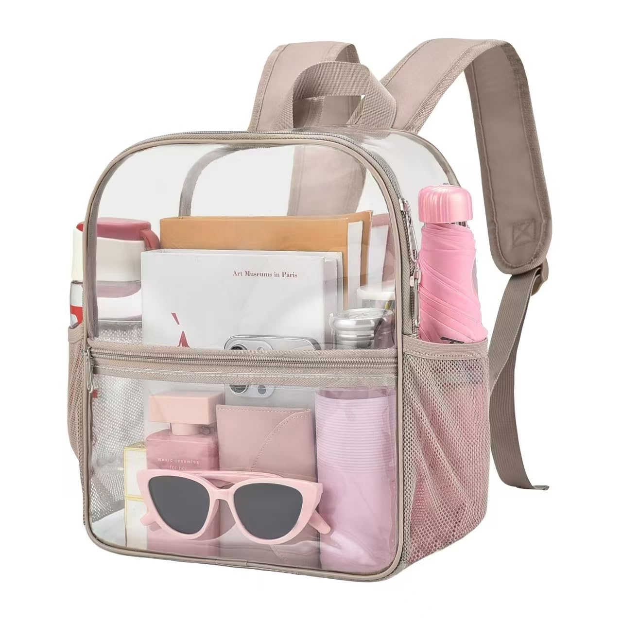 Clear Backpack for Stadium Events Sports Fan Backpack Stadium Bag 12x6x11