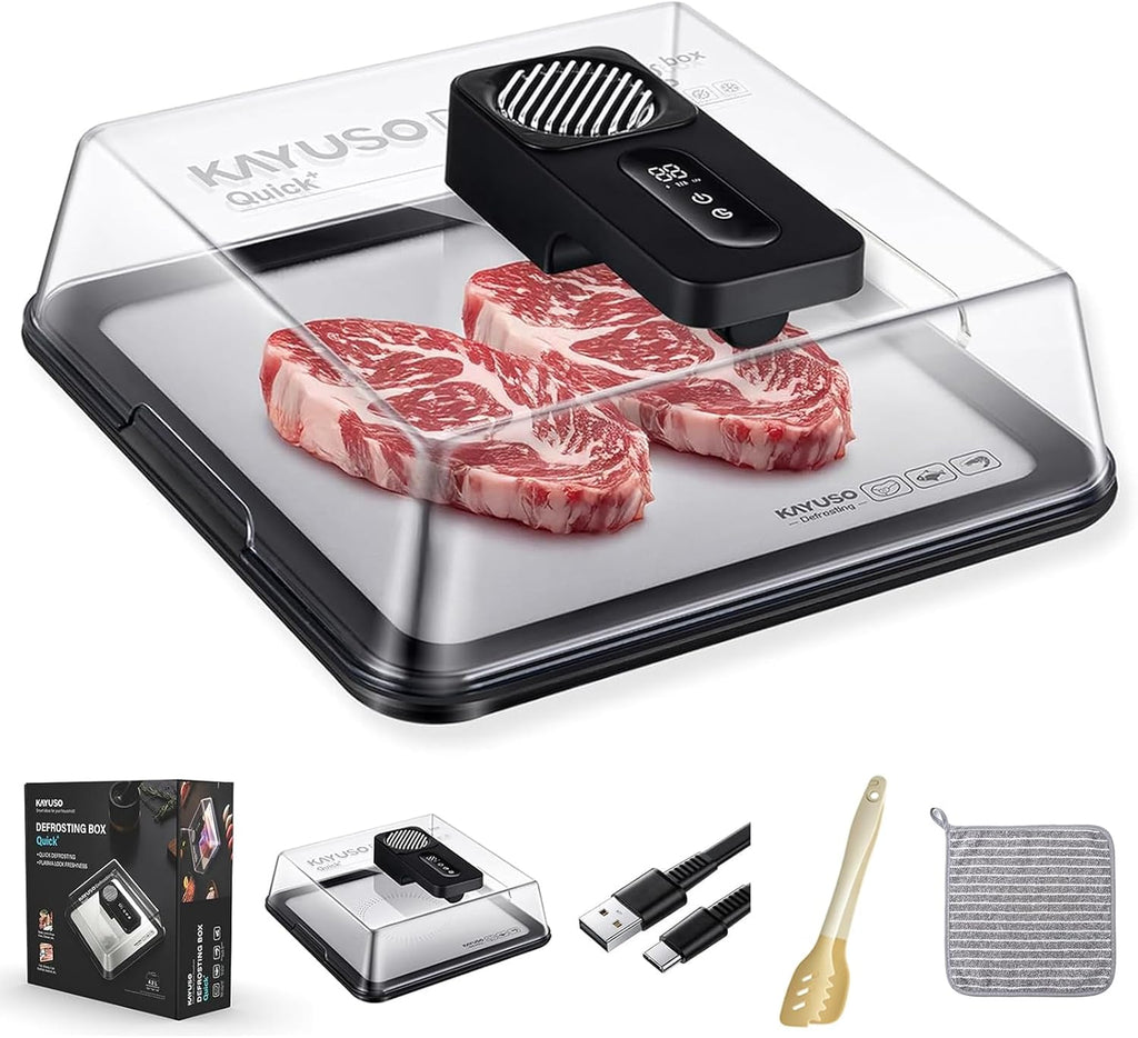 Timable Defrosting Tray for Frozen Meat, BBQ Defrost Tray for Frozen Meat