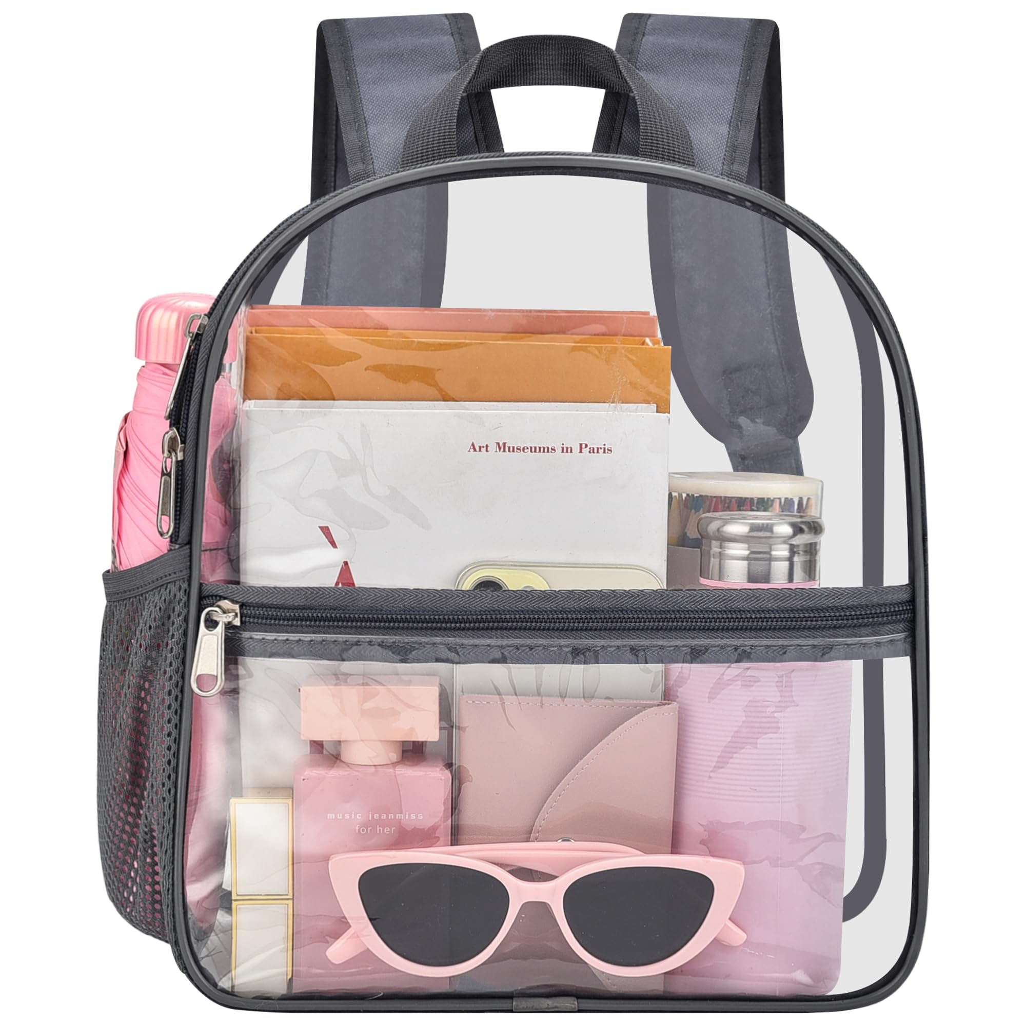 Clear Backpack for Stadium Events Sports Fan Backpack Stadium Bag 12x6x11