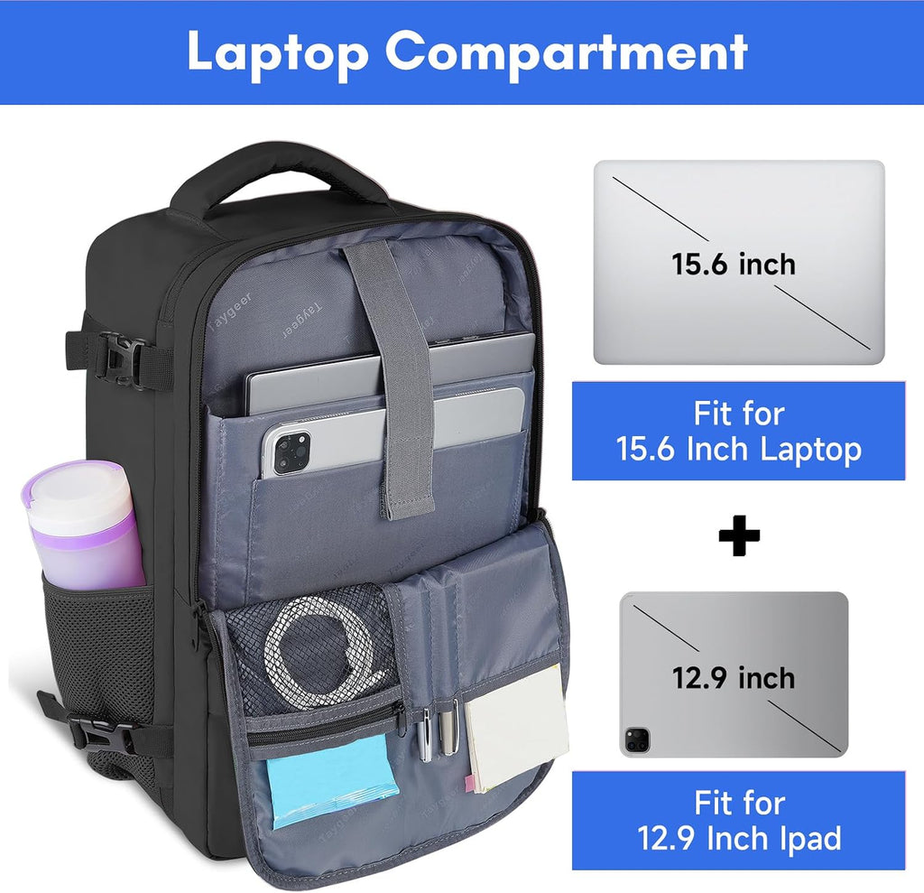 Taygeer Travel Laptop Backpack for Men, Airplane Approved Travel Backpack