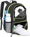YOREPEK Soccer Backpack, Soccer Bag with Ball Holder and Shoe Compartment