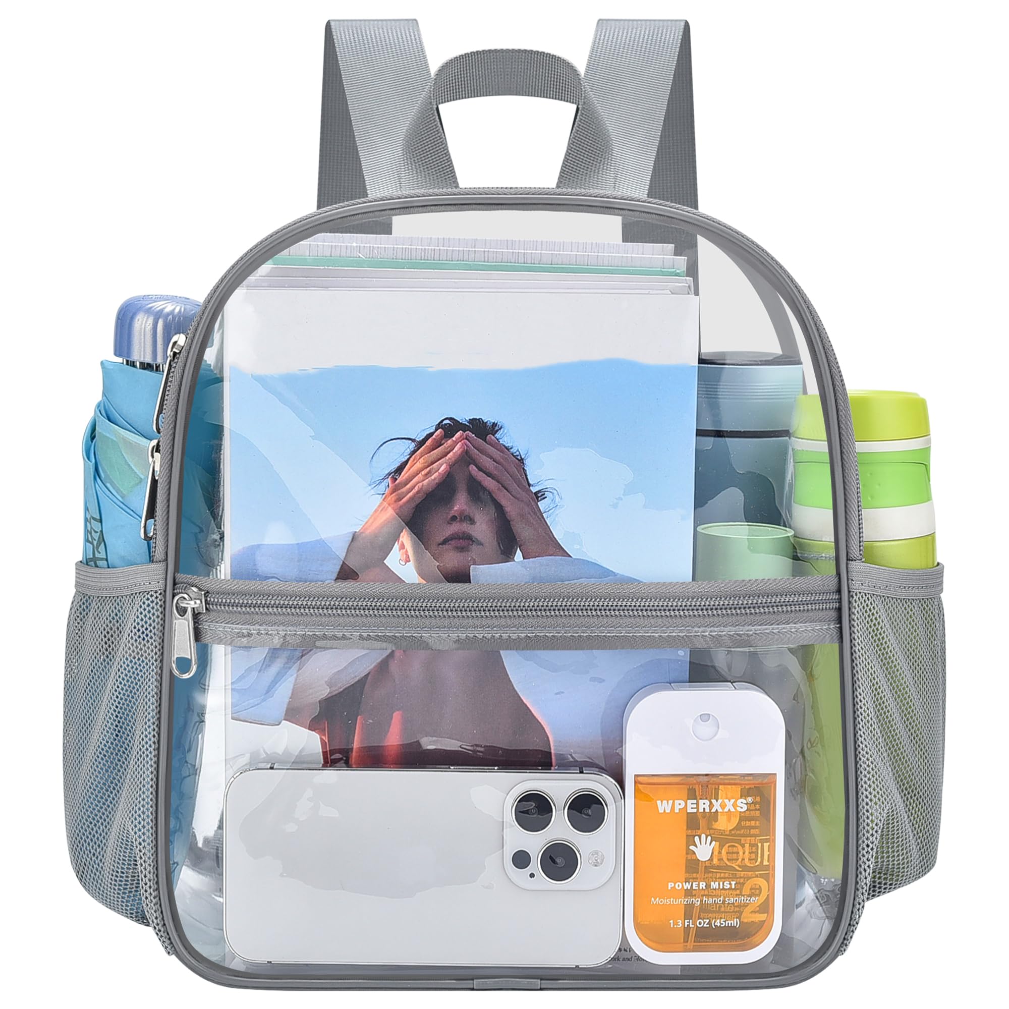 Clear Backpack for Stadium Events Sports Fan Backpack Stadium Bag 12x6x11