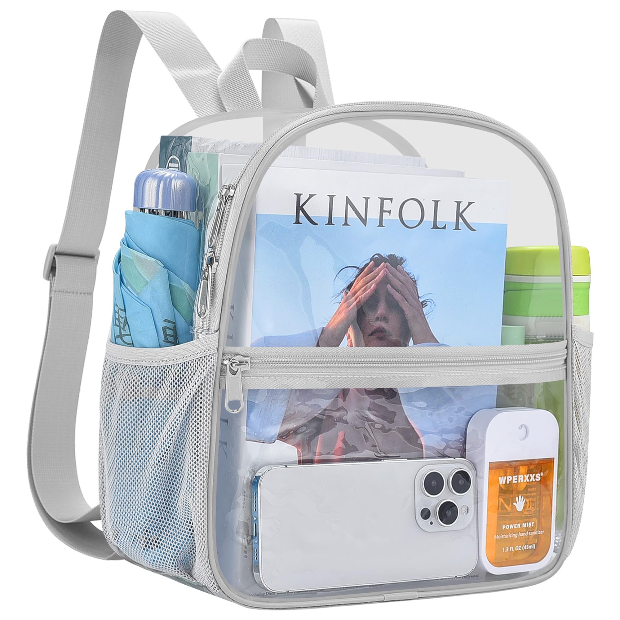 Clear Backpack for Stadium Events Sports Fan Backpack Stadium Bag 12x6x11