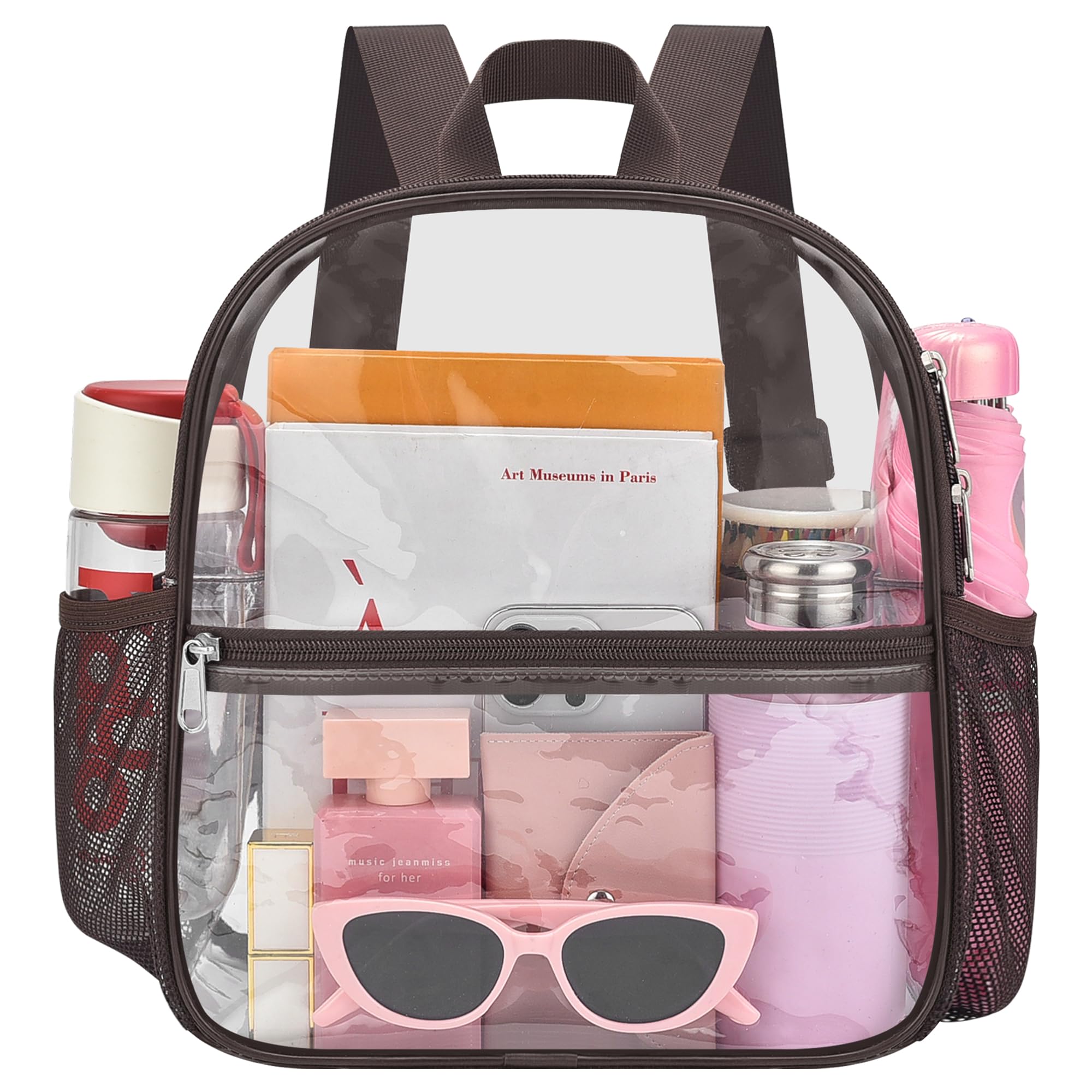 Clear Backpack for Stadium Events Sports Fan Backpack Stadium Bag 12x6x11
