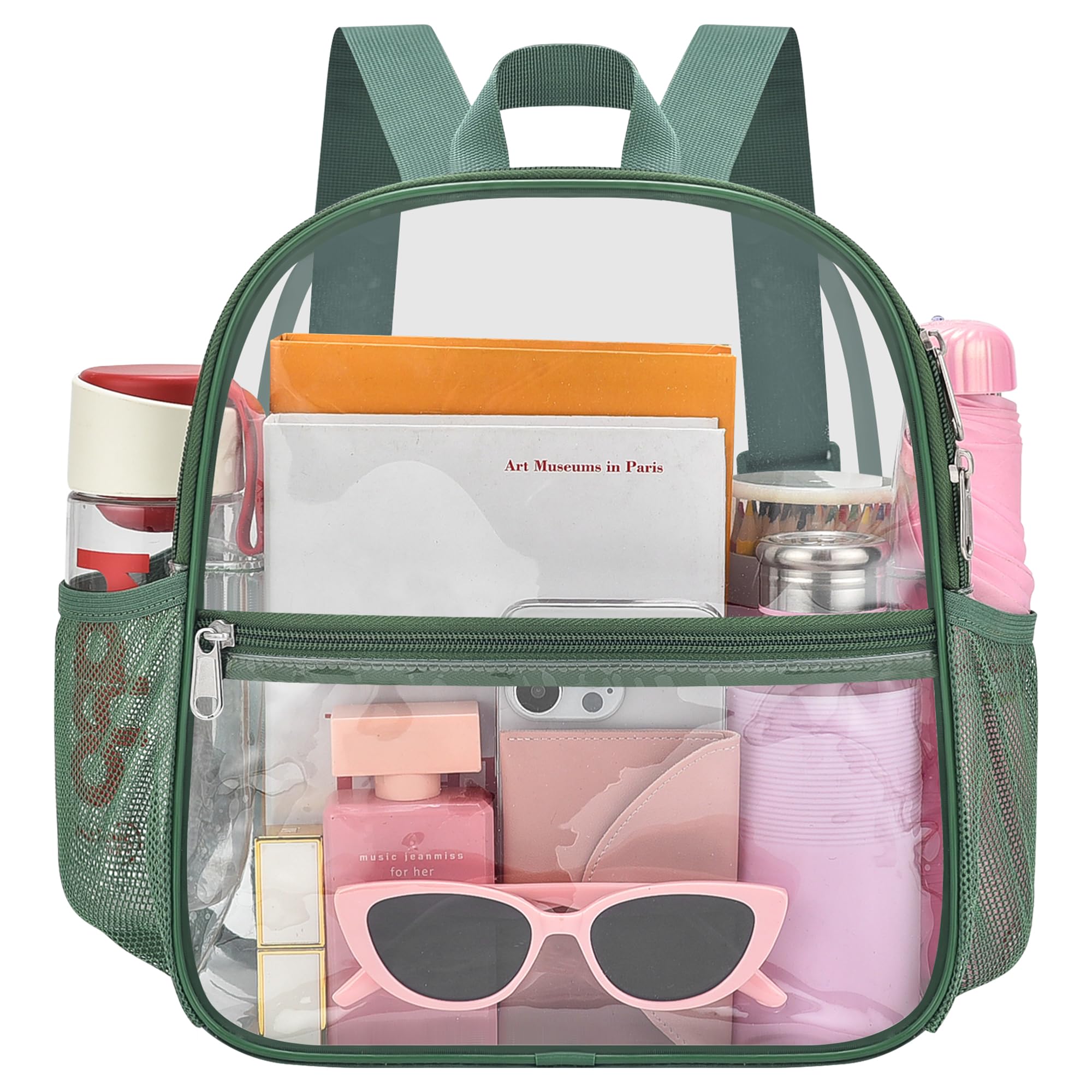 Clear Backpack for Stadium Events Sports Fan Backpack Stadium Bag 12x6x11