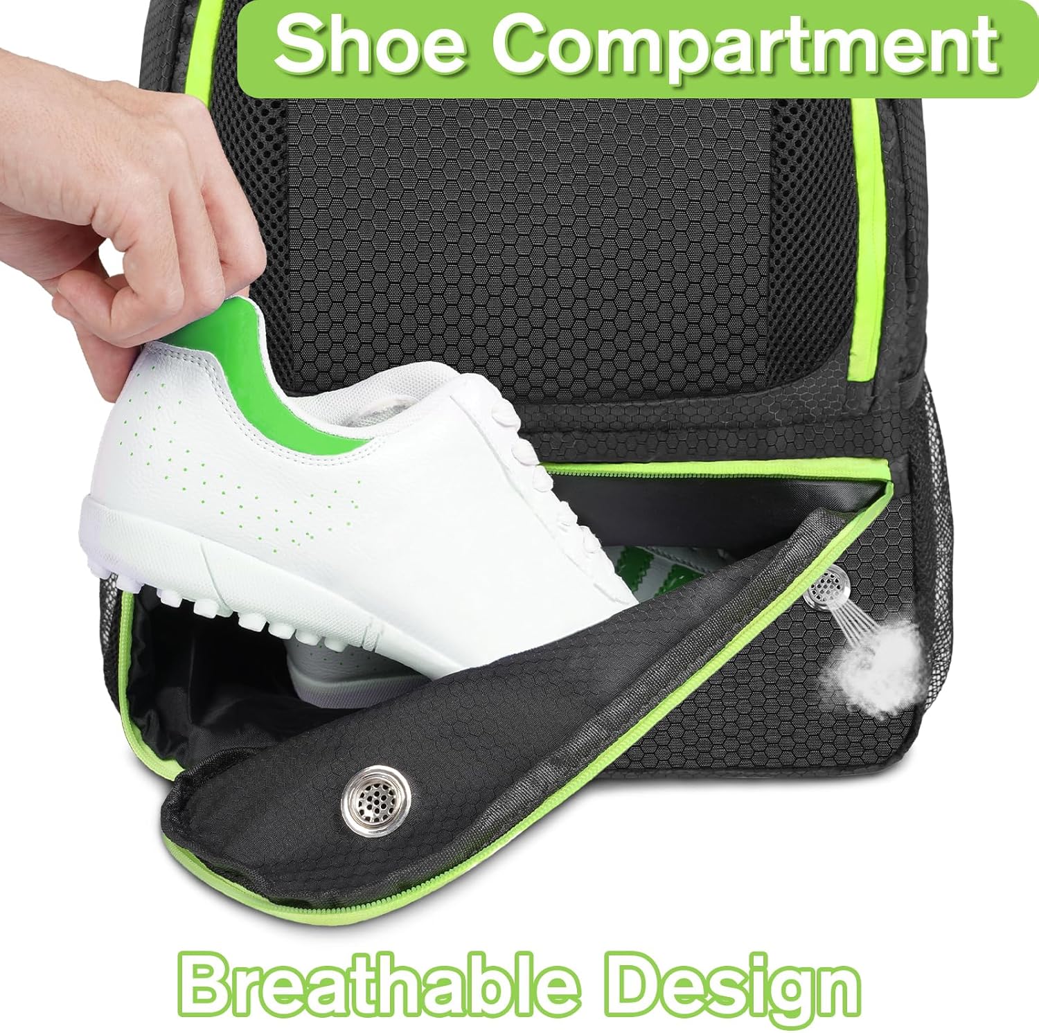 YOREPEK Soccer Backpack, Soccer Bag with Ball Holder and Shoe Compartment