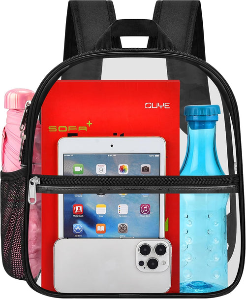 Clear Backpack for Stadium Events Sports Fan Backpack Stadium Bag 12x6x11