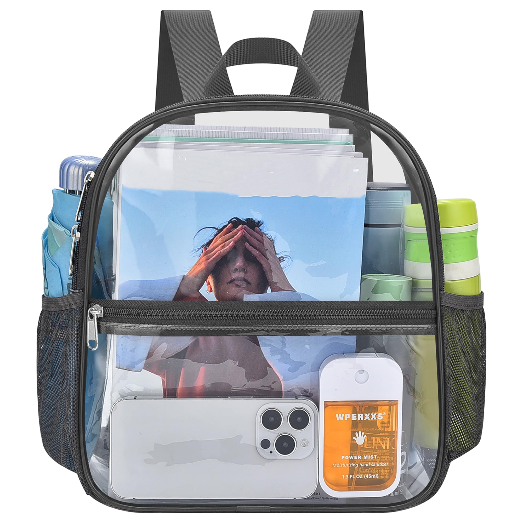 Clear Backpack for Stadium Events Sports Fan Backpack Stadium Bag 12x6x11