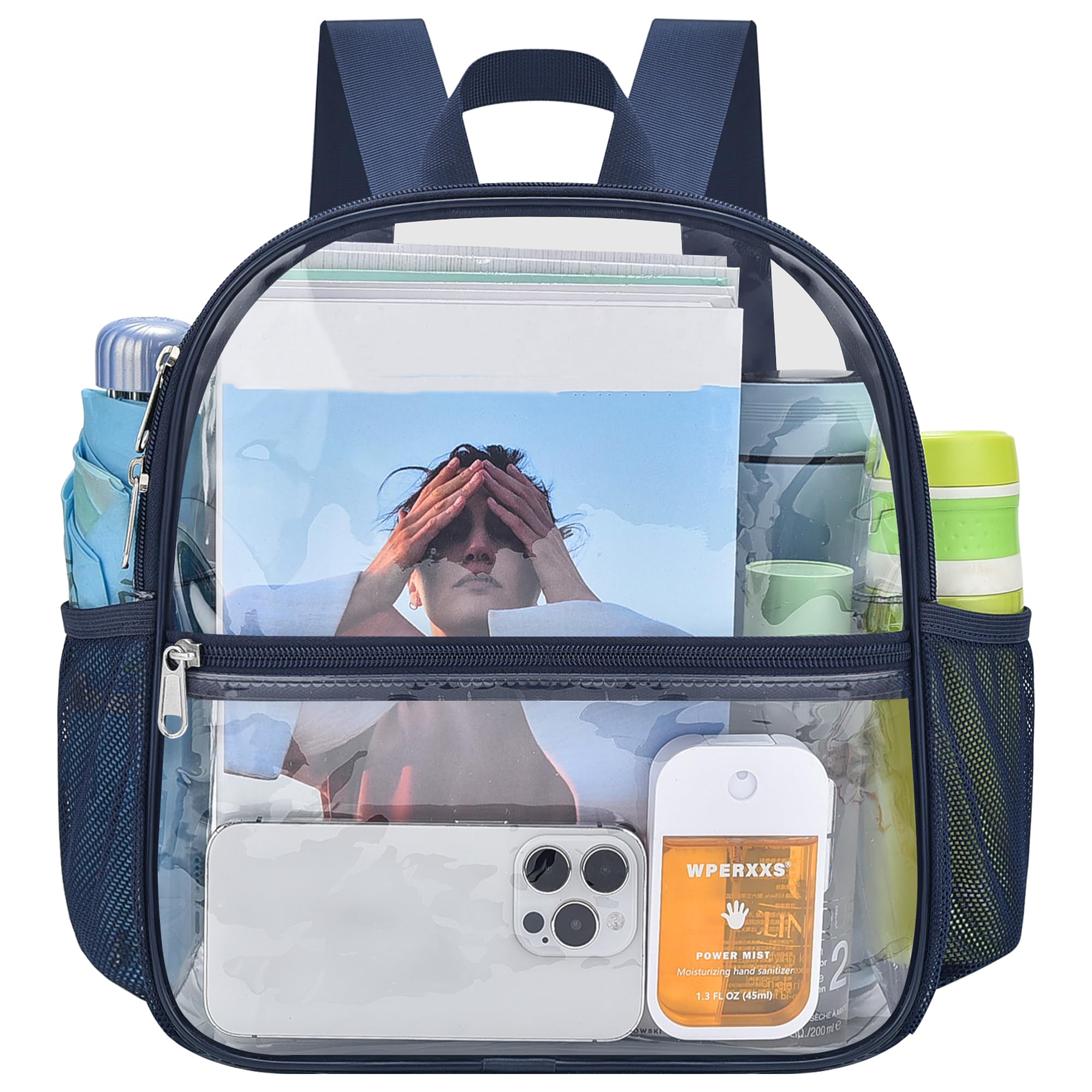 Clear Backpack for Stadium Events Sports Fan Backpack Stadium Bag 12x6x11